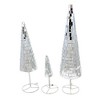 Cody Foster 12.0 Inch Small Mirrored Trees Christmas Decorative Tree Set , Christmas Decor Reflect Set Of 3 (3PC) - 3 of 3