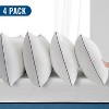 Aghana Digitals Standard Size Bed Pillows Set of 4, Luxury Hotel Quality, Machine Washable - 2 of 4