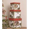 Christmas Holly Boxes Set/3 Vintage Nesting Bethany Lowe Designs, Inc.  -  Decorative Accent Sets - 2 of 3