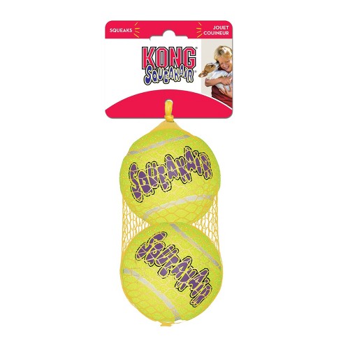 Medium x 9 KONG Squeakair Dog Toy Tennis Ball