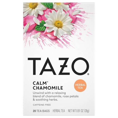 Tazo Calm Chamomile Herbal Tea 20ct Target