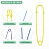 Unique Bargains Sewing Upholstery Spring Lock Blanket Bulk Large Safety Pins 30 Pcs - 2 of 4