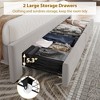 Full Size Bed Frame with 2 Storage Drawers - 4 of 4