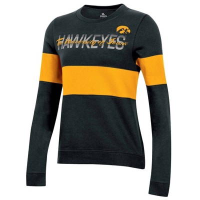 yellow iowa hawkeye sweatshirt