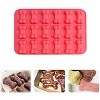 Aoibox Puppy Dog Paw and Bone Silicone Molds, Non-Stick Food Grade for Chocolate, Candy, Jelly, Ice Cube, Dog Treats (Set of 4) - 2 of 4