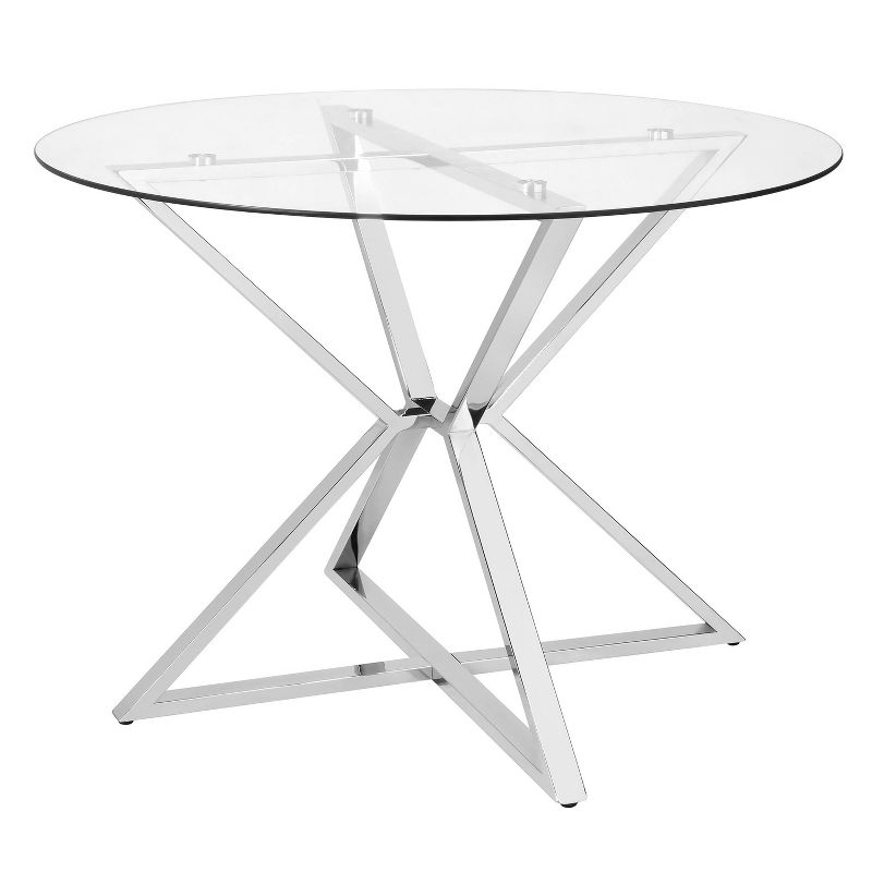 Kenlina Round Dining Table with Glass Top - miBasics, 1 of 6