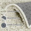 Solid Shaggy Rug Modern Indoor Carpet Fluffy Plush Rug Shag Area Rug Home Decor - 3 of 4