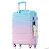 TUYOHW Luggage Sets New Model ABS Hardshell 3pcs Clearance Luggage Hardside Lightweight Durable Suitcase sets Spinner Wheels Suitcase with TSA Lock - 2 of 4