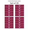 Big Dot of Happiness Burgundy Elegantly Simple - Guest Party Favors Water Bottle Sticker Labels - Set of 20 - 3 of 4