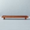 Natural Wood Footed Décor/Serve Stand - Hearth & Hand™ with Magnolia - image 3 of 4
