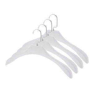 Unique Bargains Non-slip Flat Hook Closet Hanger 4 Pcs - 1 of 4