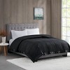 Gulches Black Satin Trim Down Alternative 66x90 Blanket 1 Piece - 2 of 4