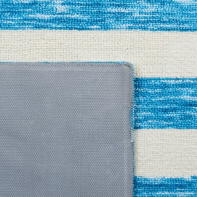 Hand-Knotted Ivory Elegance 5'x8' Easy Care Synthetic Rug
