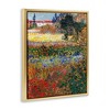 Stupell Industries Van Gogh Flower Garden Floating Frame Canvas Art - 2 of 4