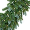 Northlight Pre-Lit Artificial Blue Spruce Christmas Wreath - 48" - Clear - 3 of 4