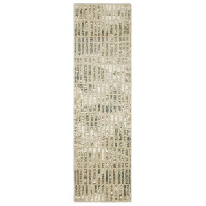 Oriental Weavers Reed RE12W Beige/ Blue Indoor Area Rug - 2'3" x 7'6" - 1 of 4