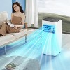 ZAFRO Portable Air Conditioner, 8000 BTU 3 Modes & Speeds with Remote Control, 24H Timer for Bedroom/Office, White - 4 of 4