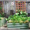 Vego Garden 4-in-1 Modular Raised Rectangular Metal Outdoor Garden Bed 42"x42"x11" - 2 of 4