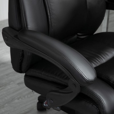 Black High Back Leather Swivel Executive Office Chair