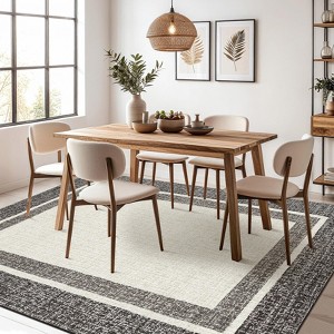 Washable Rugs for Living Room Modern Bedroom Rug - 1 of 4