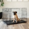 Carlson Double Door Wire Dog Crate - Black XL - 3 of 4