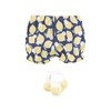 Hudson Baby Infant Girls Bodysuit, Short and Sock, Main Squeeze Lemon - 4 of 4