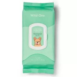 Wild One Biodegradable Grooming Dog Wipes - 70ct