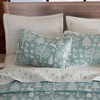King Blue Winter Forest Quilt Set with Shams -with Versatile Holiday Pattern Bedding Set Includes 1 Quilt, 2 Pillow Shams - 2 of 4