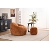 CAVINAS Chenille Fabric Foam Bean Bag Chair Set with Filling,Soft Bean Bag Couch,Accent Chairs for Living Room - 3 of 4