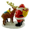 Department 56 Villages 5.0 Inch Main Street Town Santa Snow Village Limited Reindeer Village Accessories - 4 of 4