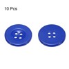 Unique Bargains Resin Craft DIY Round Flat 4-Hole Replacement Sewing Buttons 10 Pcs - 3 of 4