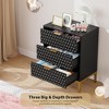 Modern 3 Drawer Dresser, Nightstand with Wide Top, Chest of Drawers - 3 of 4