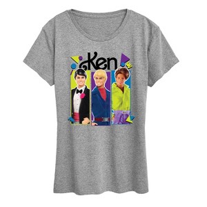 Women's - Barbie - Ken Group Short Sleeve Graphic T-Shirt - 1 of 4