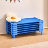VEVOR Stackable Kiddie Cot,Pack of 6, Portable Toddler Nap Cots, Standard Size 42" L x 23" W Daycare Cots for Kids, Preschool Classroom Daycare Beds - 2 of 4