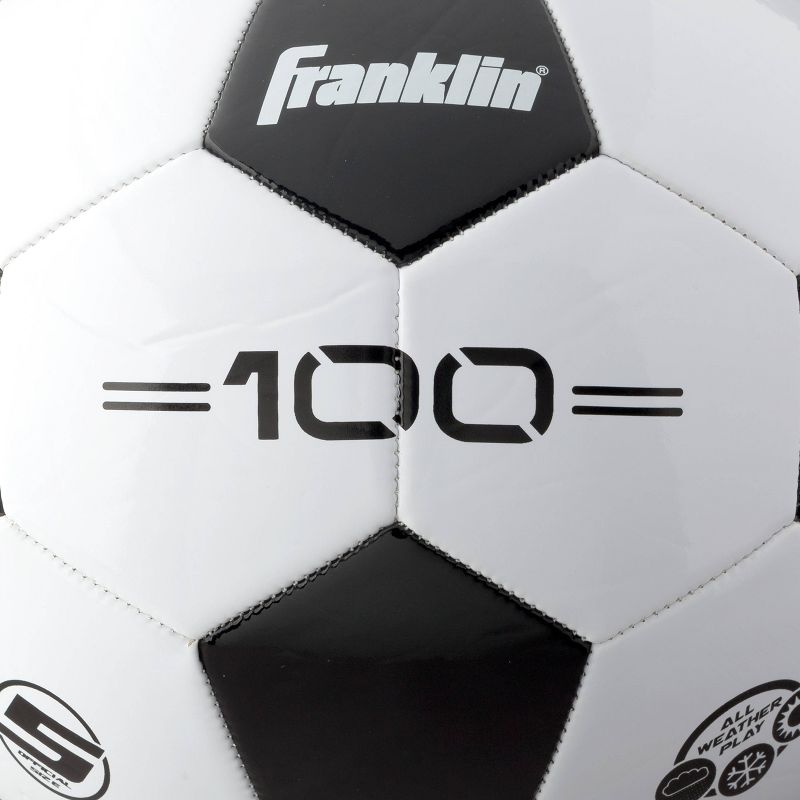 Franklin Sports F-100 Traditional Style Size 5 Youth Soccer Ball, 2 of 5