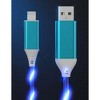 MAGIC JOHN 2.4A RGB LED Light Durable USB Cable for IPhone IOS Lighting 3FT - 4 of 4