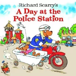 A Day at the Police Station - (Look-Look) by  Richard Scarry (Paperback)
