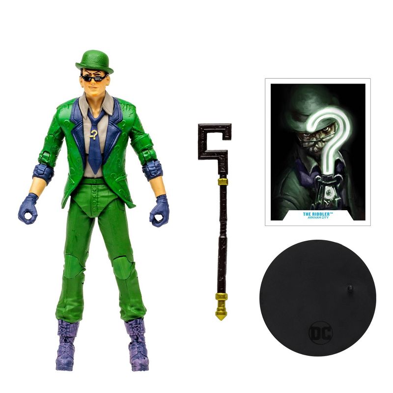 McFarlane Toys DC Comics Multiverse: The Riddler 7&#34; Action Figure, 4 of 12