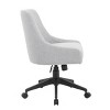Boyle Desk Chair Gray: Boss Office Products, Molded Back, Pneumatic Lift, Nylon Base - 3 of 4