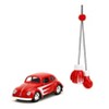 1959 Volkswagen Beetle Red with White Graphics and Boxing Gloves Accessory "Punch Buggy" Series 1/32 Diecast Model Car by Jada - 2 of 4