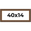 PosterPalooza | Panoramic Museum Black Picture Frame - UV Acrylic, Foam Board Backing, Hanging Hardware - 2 of 4