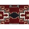 HomeRoots 5' X 8' Red and Beige Southwestern Hand Tufted Non Skid Area Rug - 4 of 4