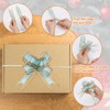 Unique Bargains Plastic Gold Edge Gift Wrapping Wedding Ribbon Pull Bows 10 Pcs - 4 of 4