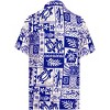 LA LEELA Men's Hawaiian Shirts Short Sleeve Button Down Shirt Mens Casual Shirts Holiday Tropical Beach Summer Party Shirts Funny - 2 of 4