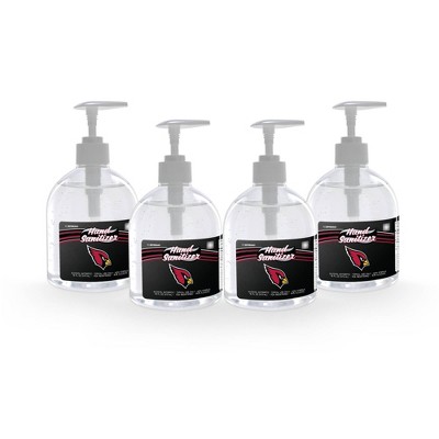 NFL Arizona Cardinals 16oz Pump Top Hand Sanitizer - 4pk