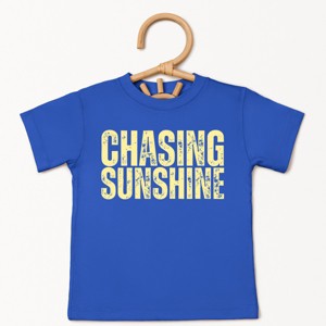 The Juniper Shop Chasing Sunshine Block Distressed Toddler Short Sleeve Tee - 1 of 4