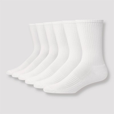 Men's Hanes Premium Low Cut Socks 10pk - Black