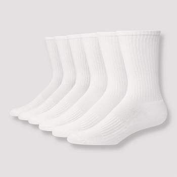 Men's Hanes Premium Performance Cushioned Crew Socks 6pk