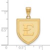 Black Bow Jewelry 10k Yellow Gold East Tennessee State Buccaneers NCAA Large Pendant - 3 of 4