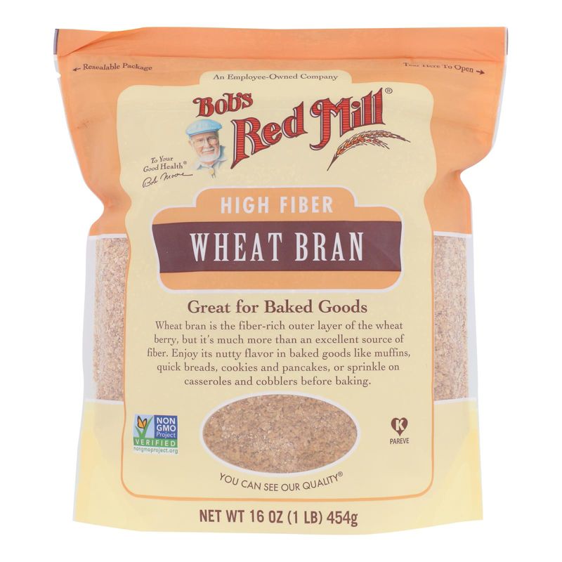 Bob's Red Mill Wheat Bran - Case of 4/16 oz, 2 of 7